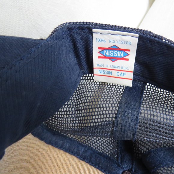 NISSIN Vintage Abbie Auto Parts Alabama Snapback Trucker Cap ONE SIZE - Taiwan - Picture 7 of 11